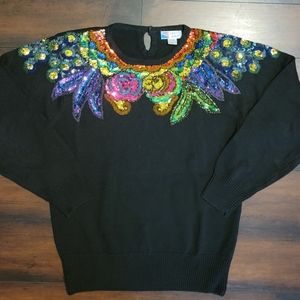 Vintage Lindsey Blake Sequined Sweater